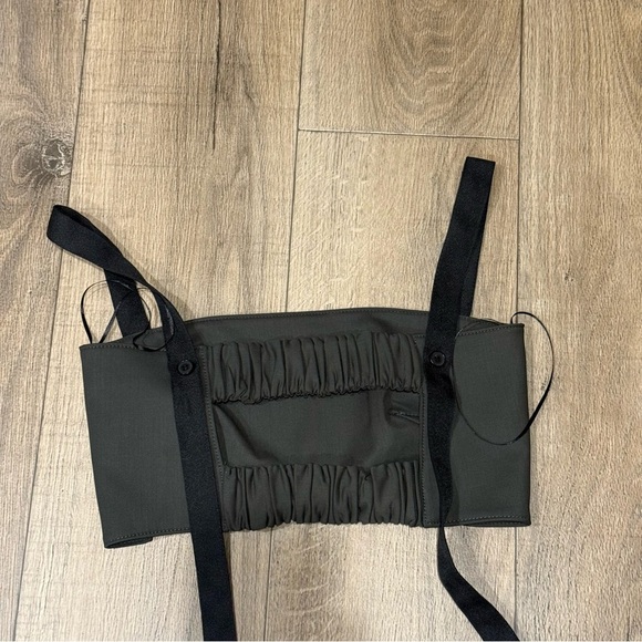 Zara Wool Blend Strappy Crop Top Women’s Small - Picture 3 of 4